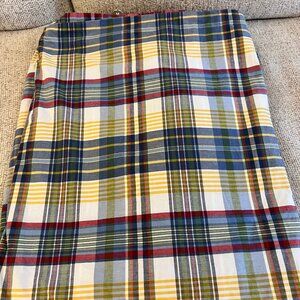 Pottery Barn Kids Twin Duvet Plaid